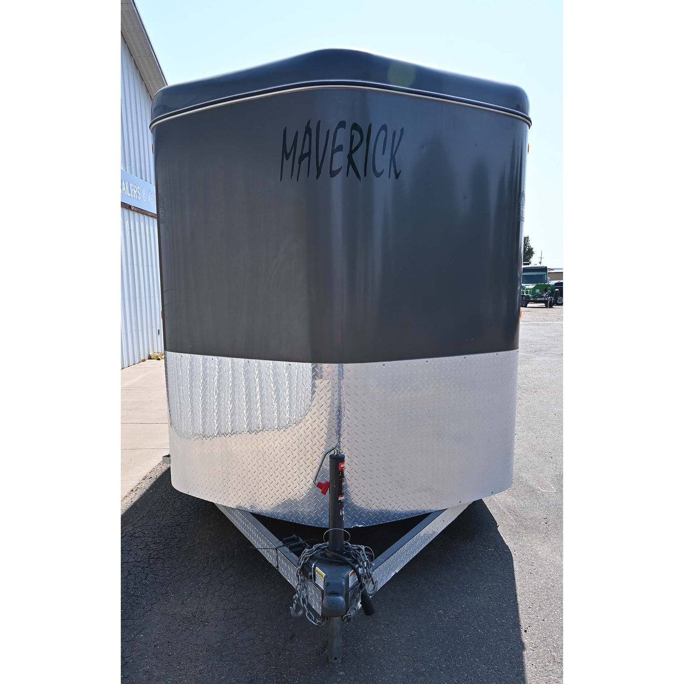 2024 Maverick 3 Horse Trailer Bumper Pull Stock Combo Trailer