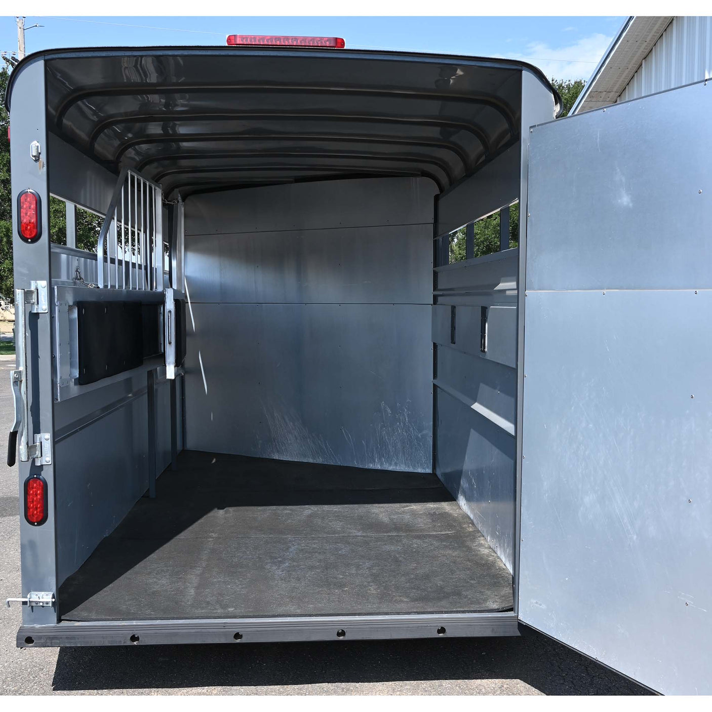 2024 Maverick 3 Horse Trailer Bumper Pull Stock Combo Trailer