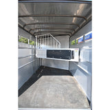 2024 Maverick 3 Horse Trailer Bumper Pull Stock Combo Trailer