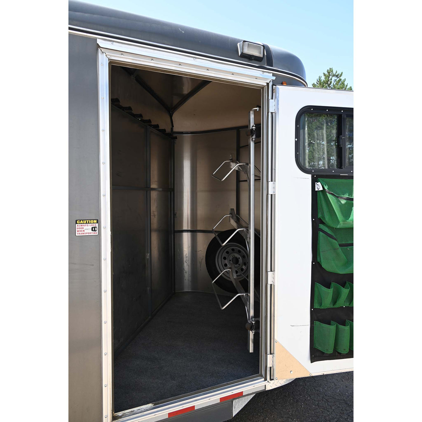 2024 Maverick 3 Horse Trailer Bumper Pull Stock Combo Trailer