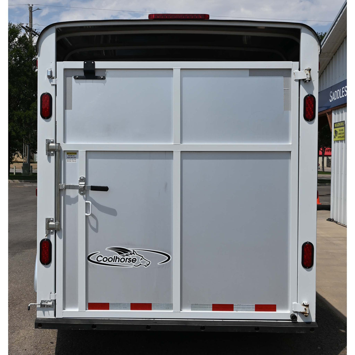 2020 Maverick 4 Horse Stock Combo Gooseneck Trailer