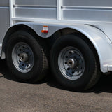 2020 Maverick 4 Horse Stock Combo Gooseneck Trailer