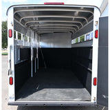 2020 Maverick 4 Horse Stock Combo Gooseneck Trailer
