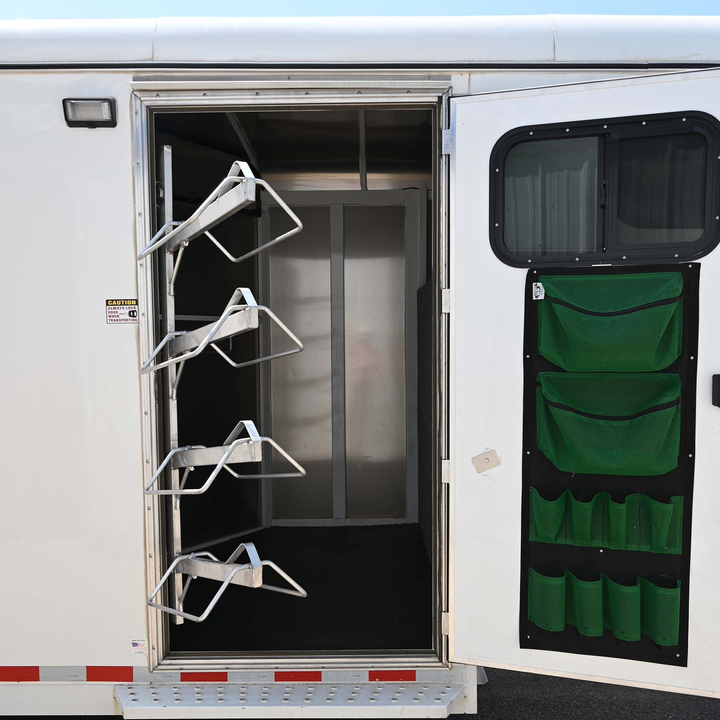 2020 Maverick 4 Horse Stock Combo Gooseneck Trailer