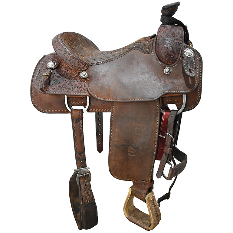 Used 16" Travis McIntyre Roping Saddle
