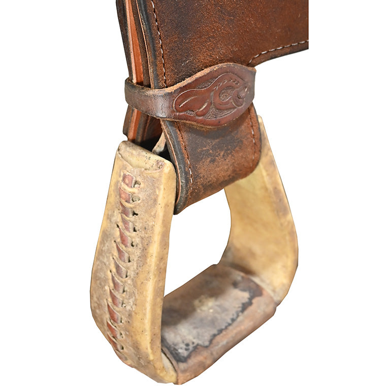 Used 16" Travis McIntyre Roping Saddle