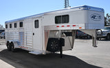 SOLD! 2026 4 Star 4 Horse Slant Gooseneck Convenience Package Trailer, Swing out Saddle Rack in Dressing Room