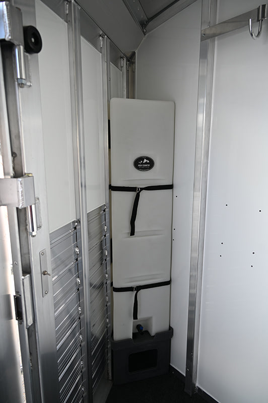 SOLD! 2026 4 Star 4 Horse Slant Gooseneck Convenience Package Trailer, Swing out Saddle Rack in Dressing Room