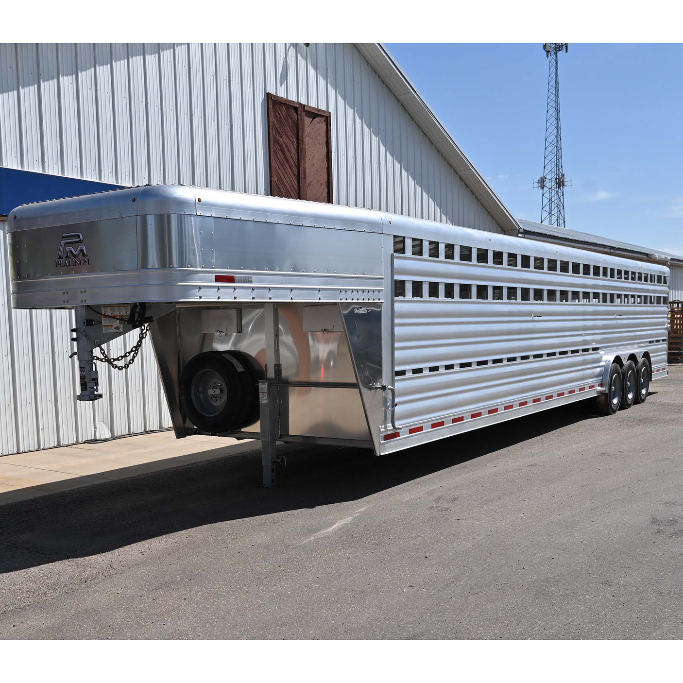 2027 Platinum 36' Stock Trailer Triple Axle, 8' Wide