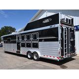 2018 4 Star 4 Horse with 15' LQ, Side Load, Hay Pod, Generator, Slide Out