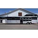 2018 4 Star 4 Horse with 15' LQ, Side Load, Hay Pod, Generator, Slide Out