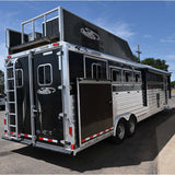 2018 4 Star 4 Horse with 15' LQ, Side Load, Hay Pod, Generator, Slide Out