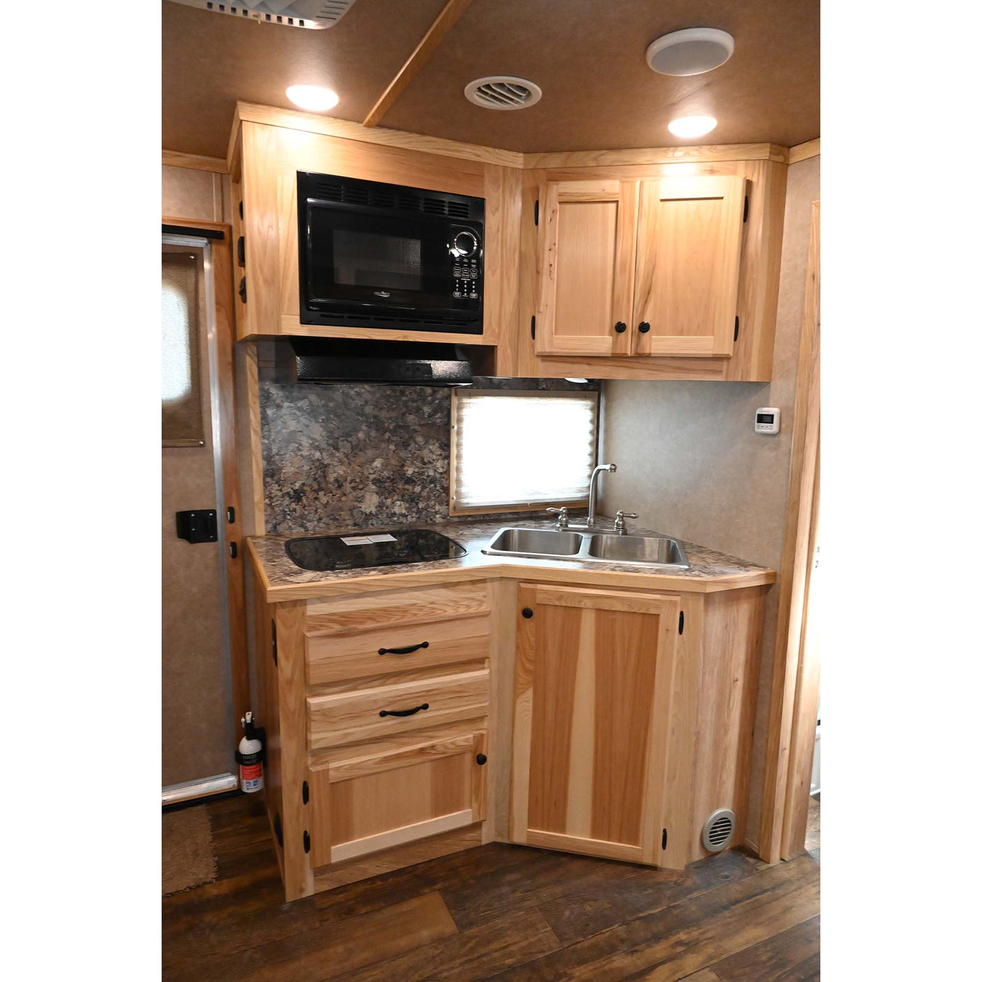 2022 Lakota Charger Stock Combo 11' LQ Slide Horse Trailer with Mid Tack