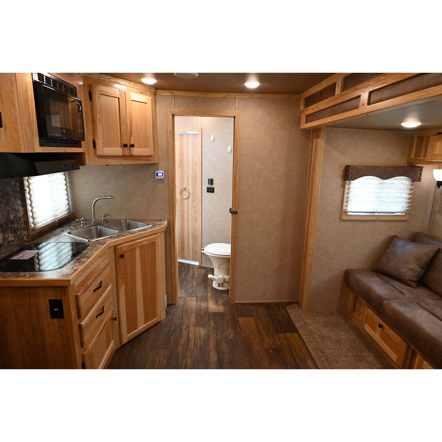 2022 Lakota Charger Stock Combo 11' LQ Slide Horse Trailer with Mid Tack