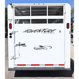2010 Trails West Adventure 4 Horse Trailer Stock Combo