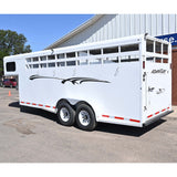 2010 Trails West Adventure 4 Horse Trailer Stock Combo