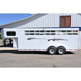 2010 Trails West Adventure 4 Horse Trailer Stock Combo