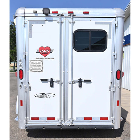 2017 Hart 3 Horse Trailer  GN, Dressing Room with AC, Batteries, and Awning