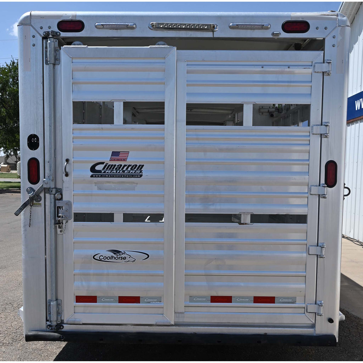 2019 Cimarron 32' Stock Combo Trailer, Double Tack Room, Triple Axle