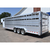 2019 Cimarron 32' Stock Combo Trailer, Double Tack Room, Triple Axle