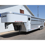 2019 Cimarron 32' Stock Combo Trailer, Double Tack Room, Triple Axle