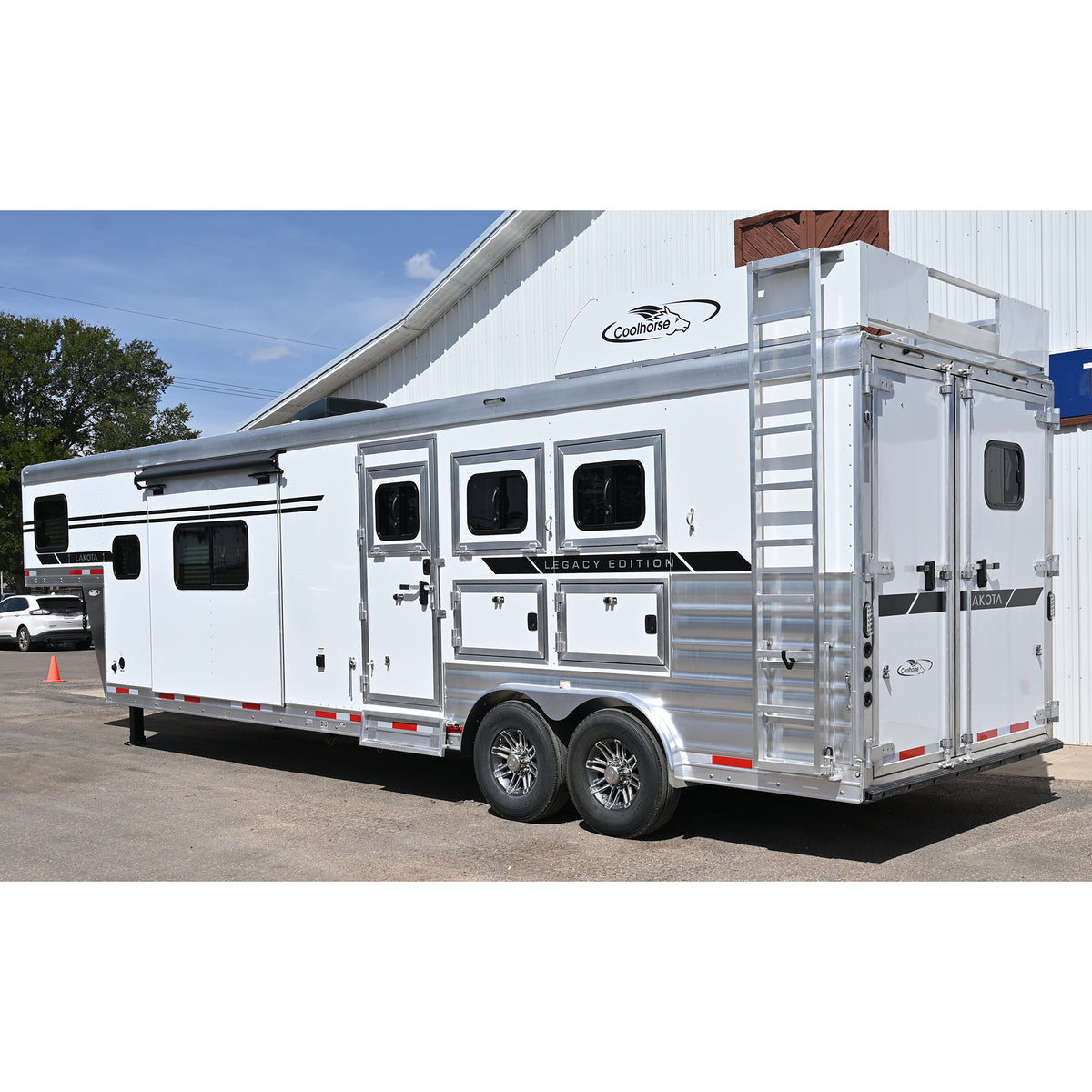 2027 Lakota Legacy 3 Horse Trailer with 13' LQ, Slide Out, Pre Wired for Onan