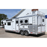2027 Lakota Legacy 3 Horse Trailer with 13' LQ, Slide Out, Pre Wired for Onan