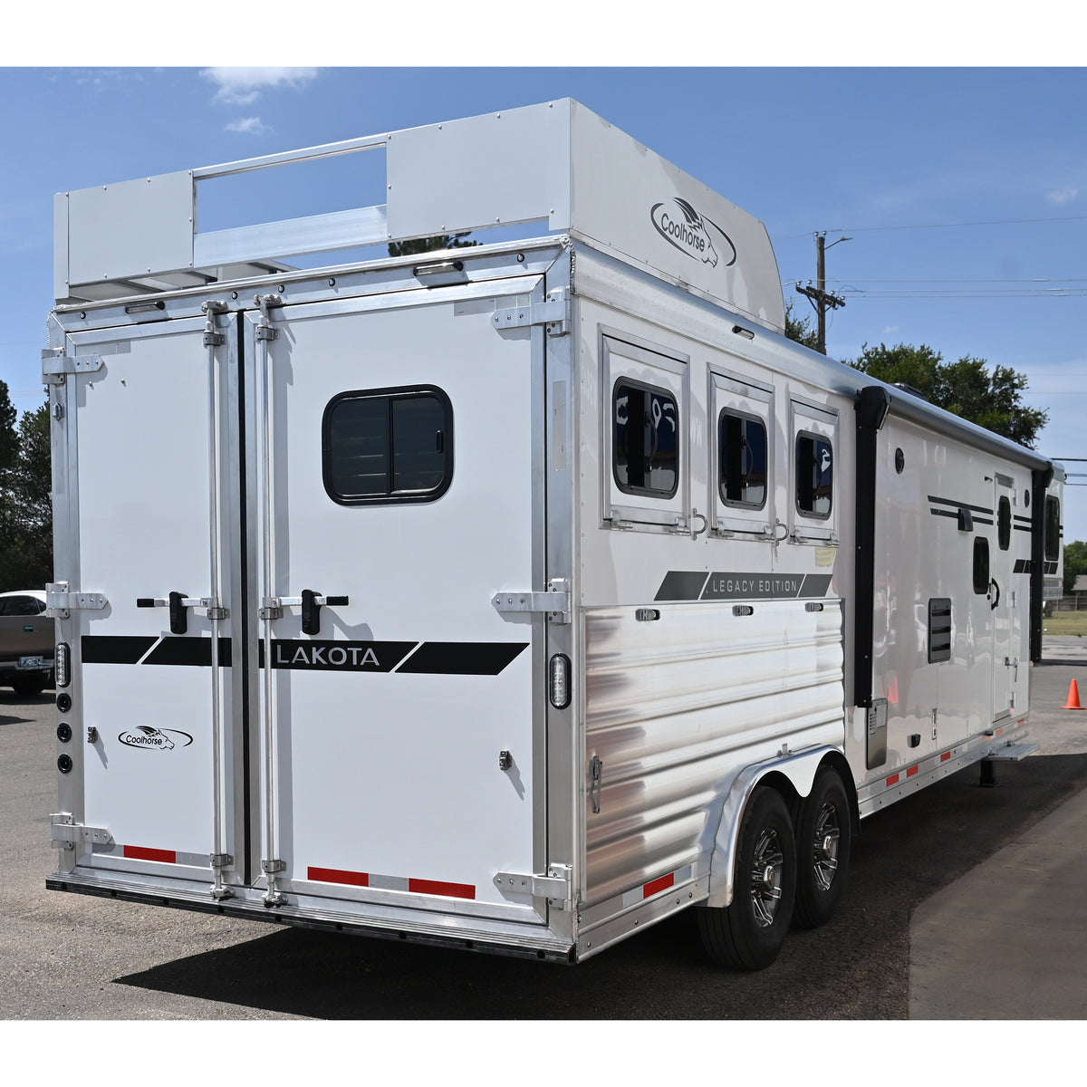 2027 Lakota Legacy 3 Horse Trailer with 13' LQ, Slide Out, Pre Wired for Onan