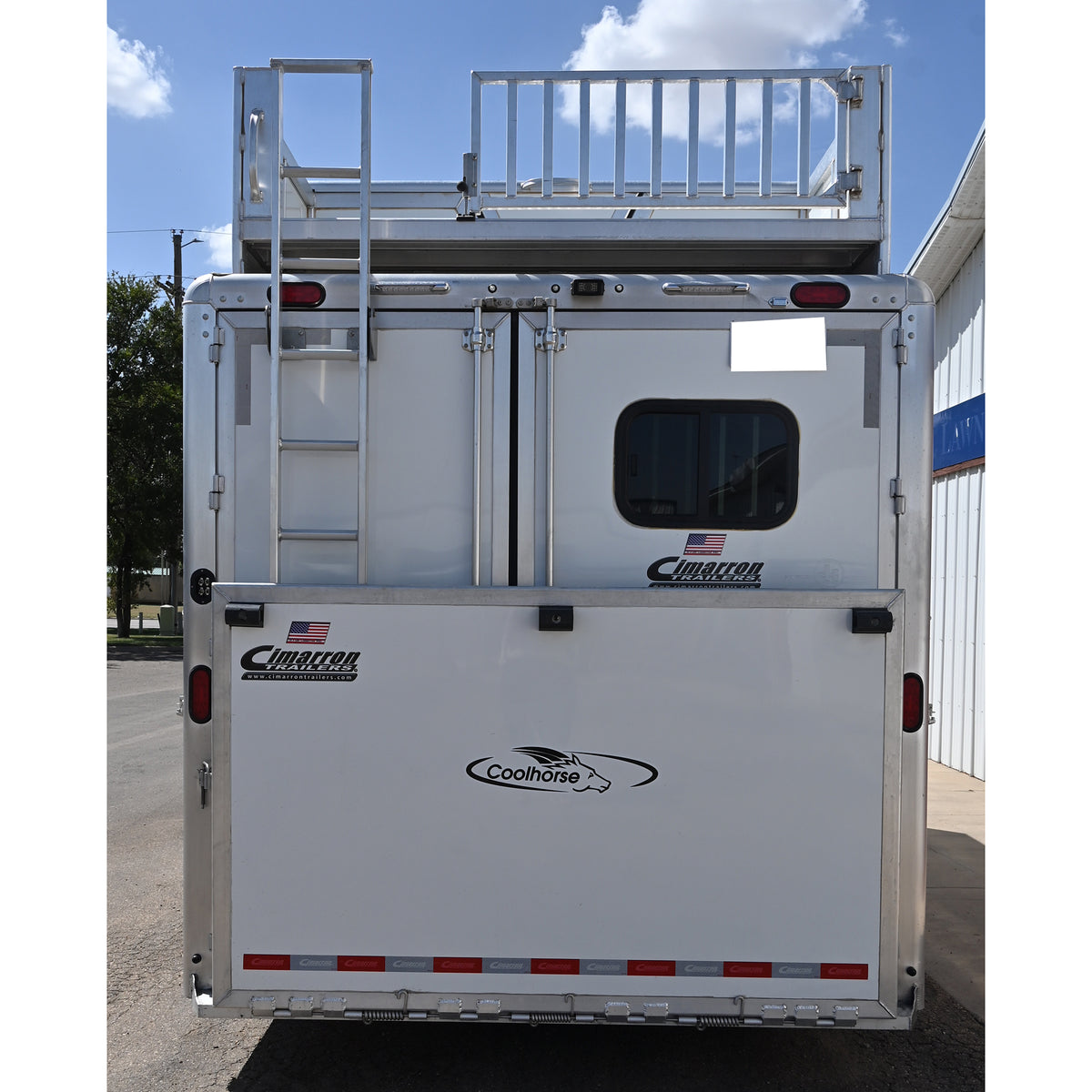 2024 Cimarron 4 Horse Bumper Pull Trailer with Air Ride Axles