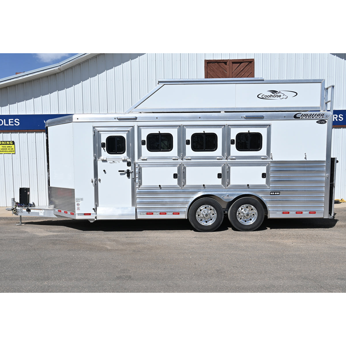 2024 Cimarron 4 Horse Bumper Pull Trailer with Air Ride Axles