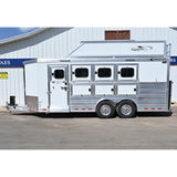 2024 Cimarron 4 Horse Bumper Pull Trailer with Air Ride Axles