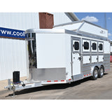 2024 Cimarron 4 Horse Bumper Pull Trailer with Air Ride Axles
