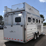 2024 Cimarron 4 Horse Bumper Pull Trailer with Air Ride Axles