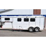 2003 CM 3 Horse Gooseneck Horse Trailer