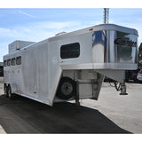 2001 Cimarron 4 Horse 6' Living Quarter Horse Trailer
