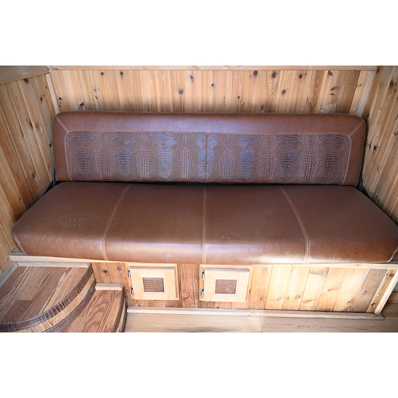 2001 Cimarron 4 Horse 6' Living Quarter Horse Trailer