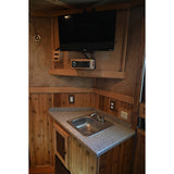 2001 Cimarron 4 Horse 6' Living Quarter Horse Trailer