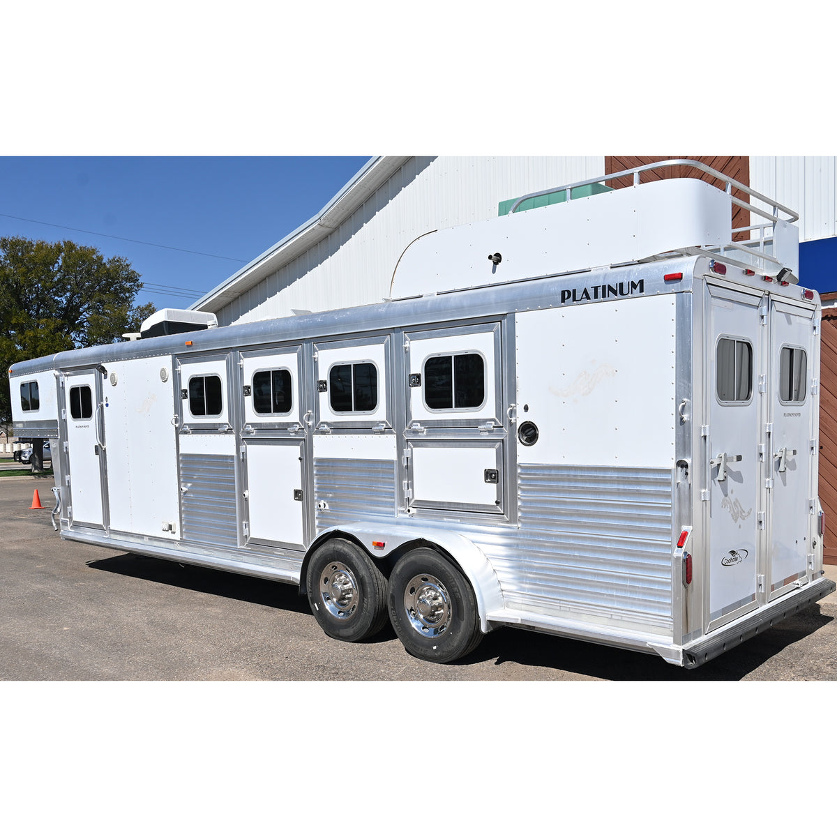 2012 Platinum 4 Horse Trailer with 9' Sierra Living Quarter