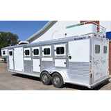 2012 Platinum 4 Horse Trailer with 9' Sierra Living Quarter