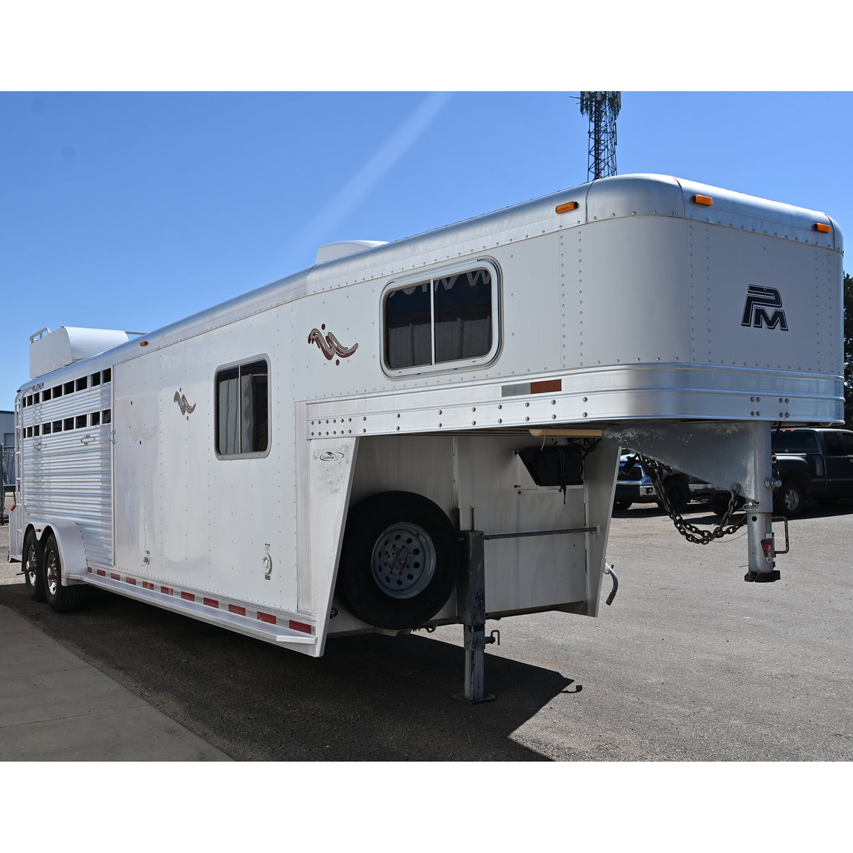 2012 Platinum 4 Horse Trailer with 9' Sierra Living Quarter