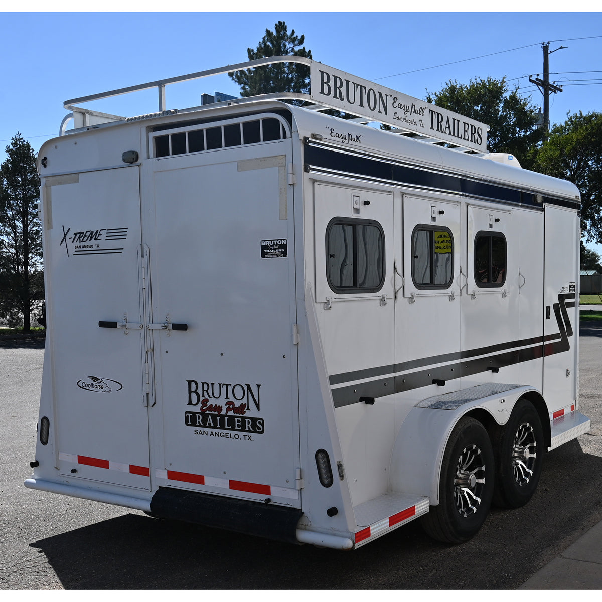 2024 Bruton 3 Horse Bumper Pull