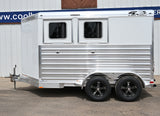 2026 4 Star 2 Horse Slant Load 6'10"W x 11' Bumper Pull Horse Trailer