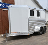 2026 4 Star 2 Horse Slant Load 6'10"W x 11' Bumper Pull Horse Trailer