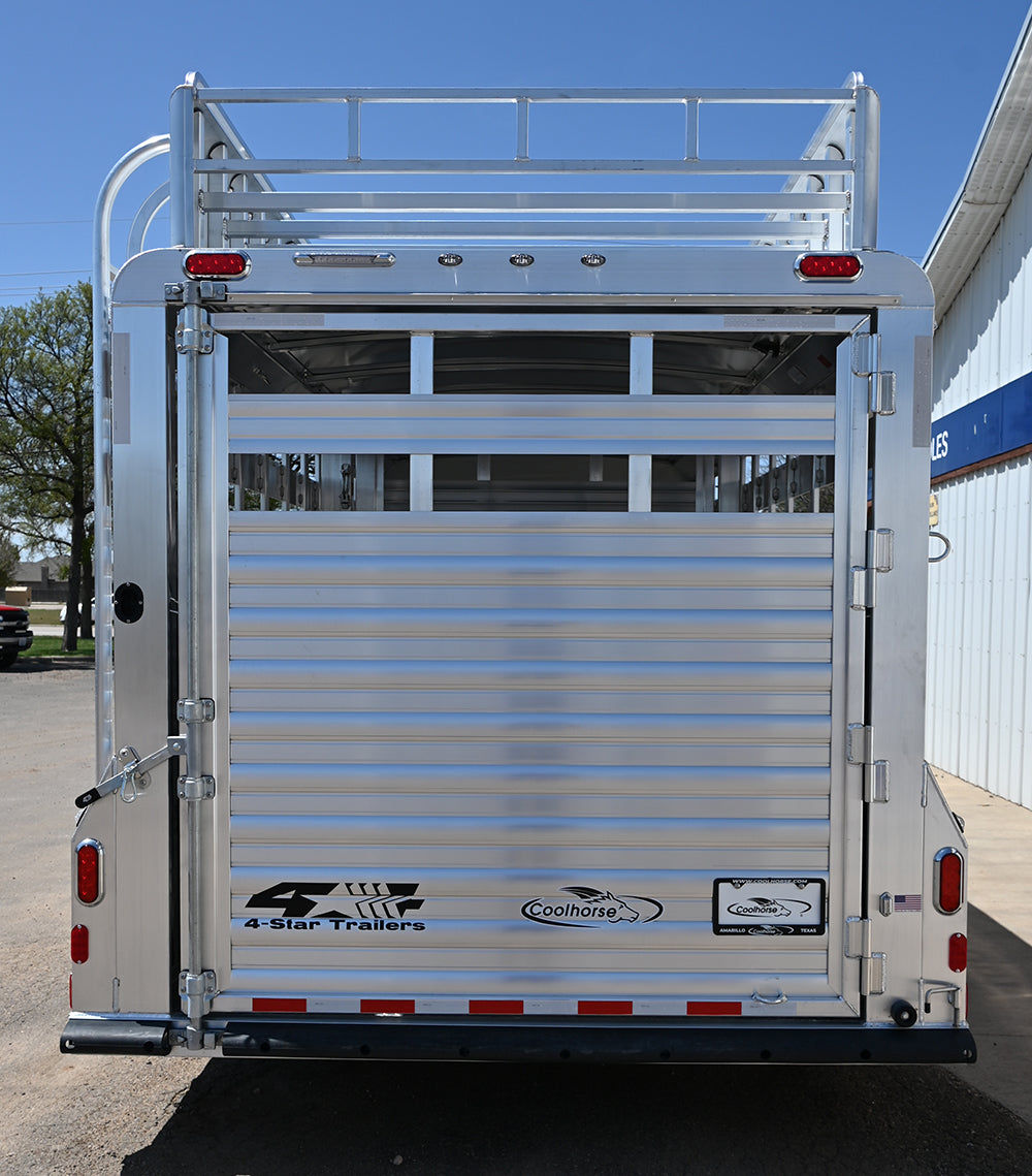 2026 4 Star 24' Deluxe Stock Combo Horse Trailer