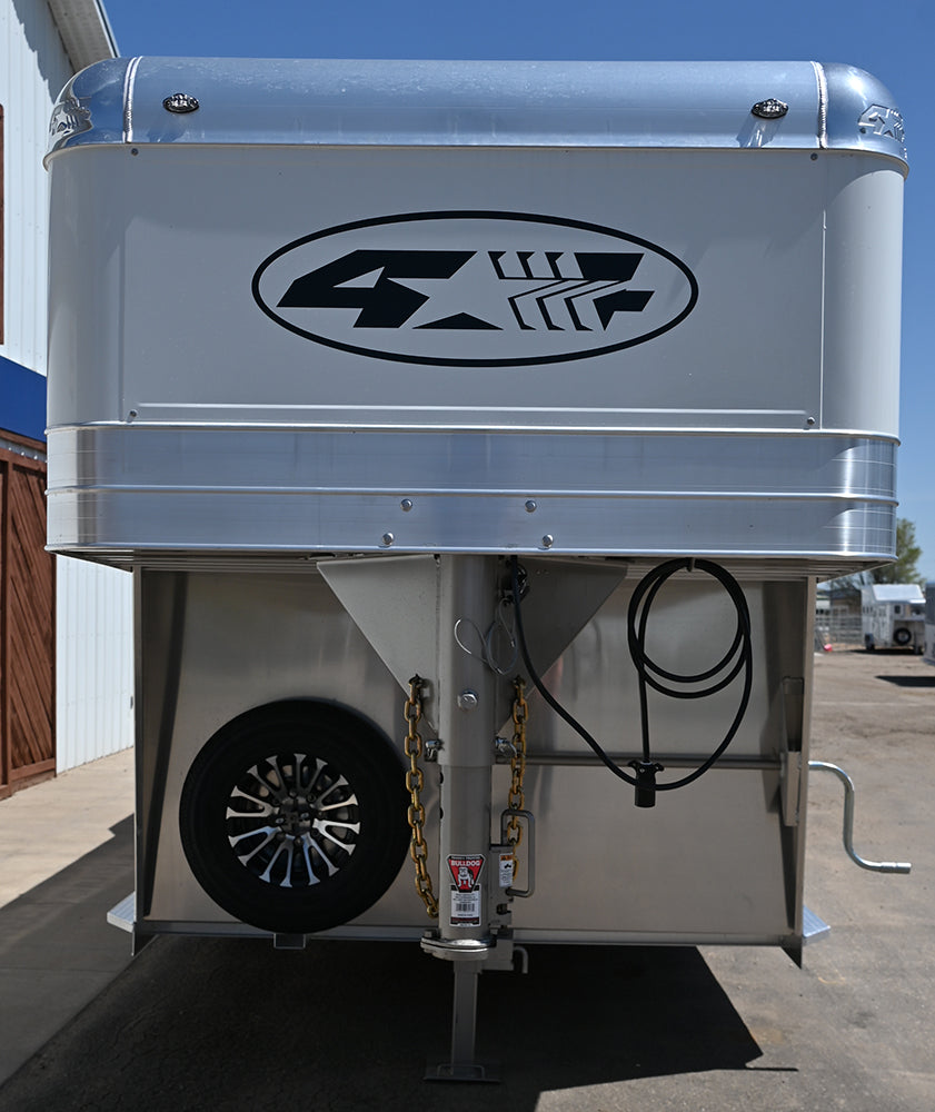 2026 4 Star 24' Deluxe Stock Combo Horse Trailer