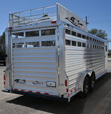 2026 4 Star 24' Deluxe Stock Combo Horse Trailer