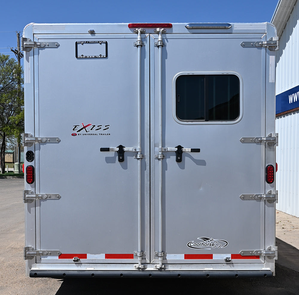 2018 Exiss 4 Horse Endeavor 10' Living Quarter Horse Trailer