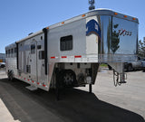 2018 Exiss 4 Horse Endeavor 10' Living Quarter Horse Trailer