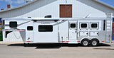 **SOLD**2025 Lakota Charger 3 Horse with 13' LQ, Slide Out, Hayrack**SOLD**