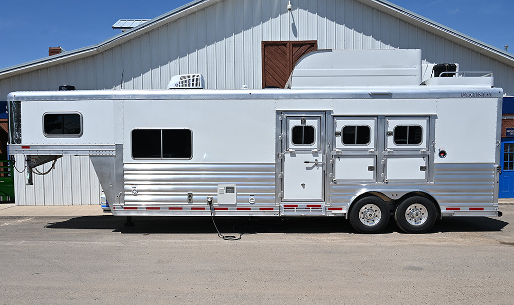 2025 Platinum 3 Horse 10' Outback Living Quarter Trailer